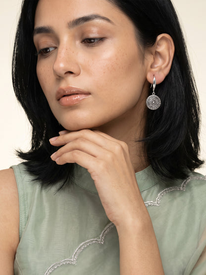 Oxidised Silver Leonie Earrings