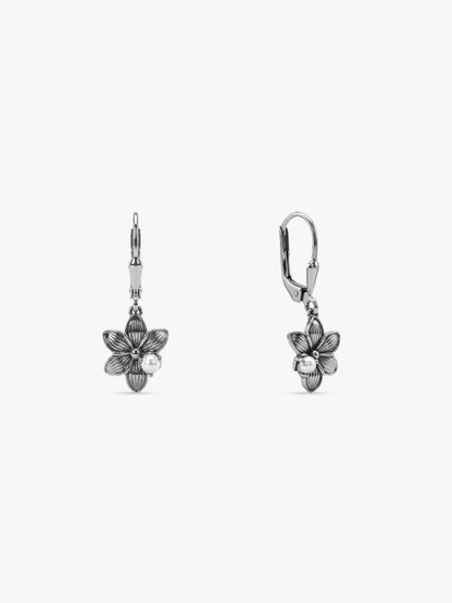 Oxidised Silver Claria Earrings