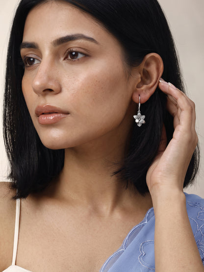 Oxidised Silver Claria Earrings