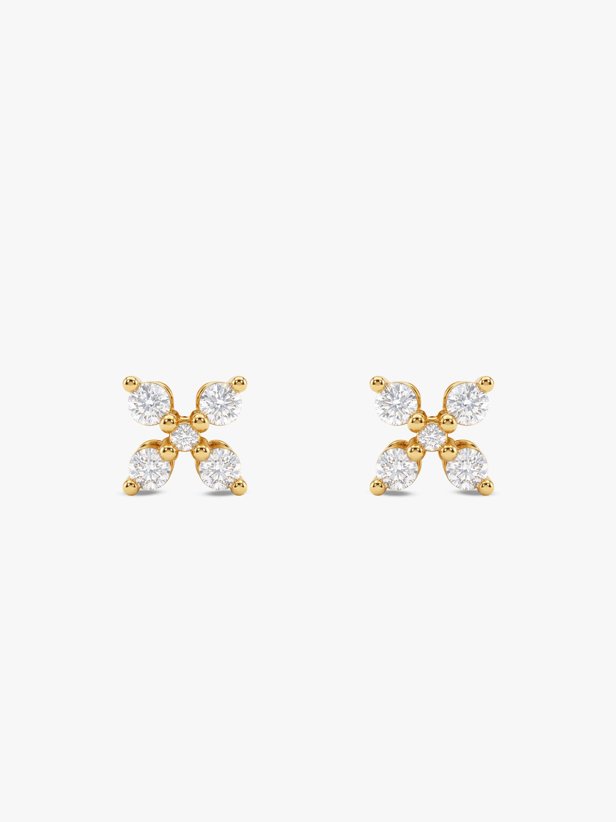 Golden Florenza Studs