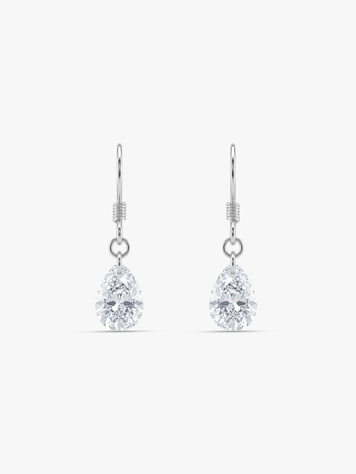 Silver Softline Drop Earrings