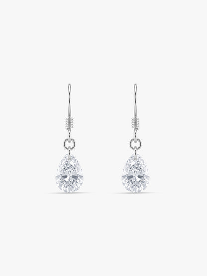 Silver Softline Drop Earrings