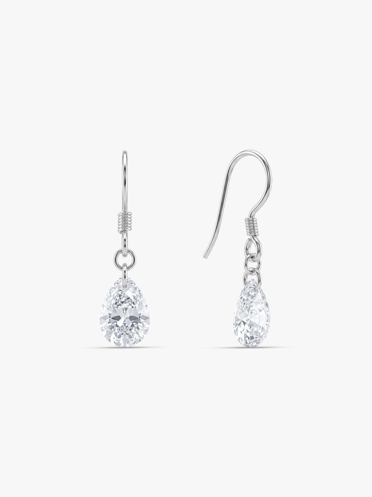 Silver Softline Drop Earrings