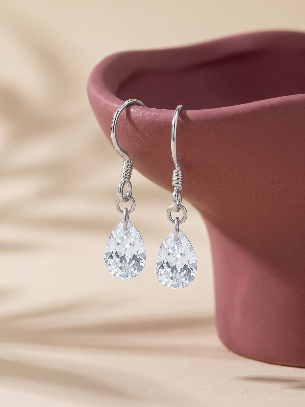 Silver Softline Drop Earrings