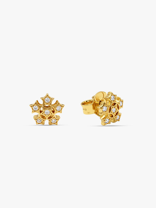 Golden Novaline Studs