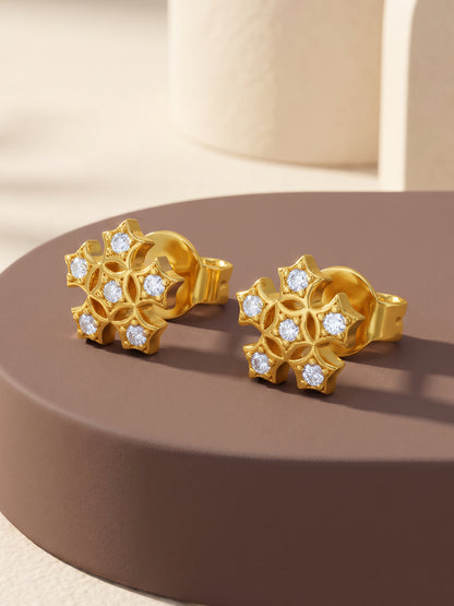 Golden Novaline Studs