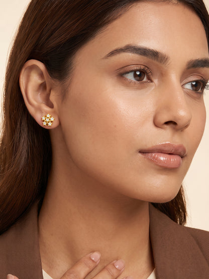 Golden Novaline Studs