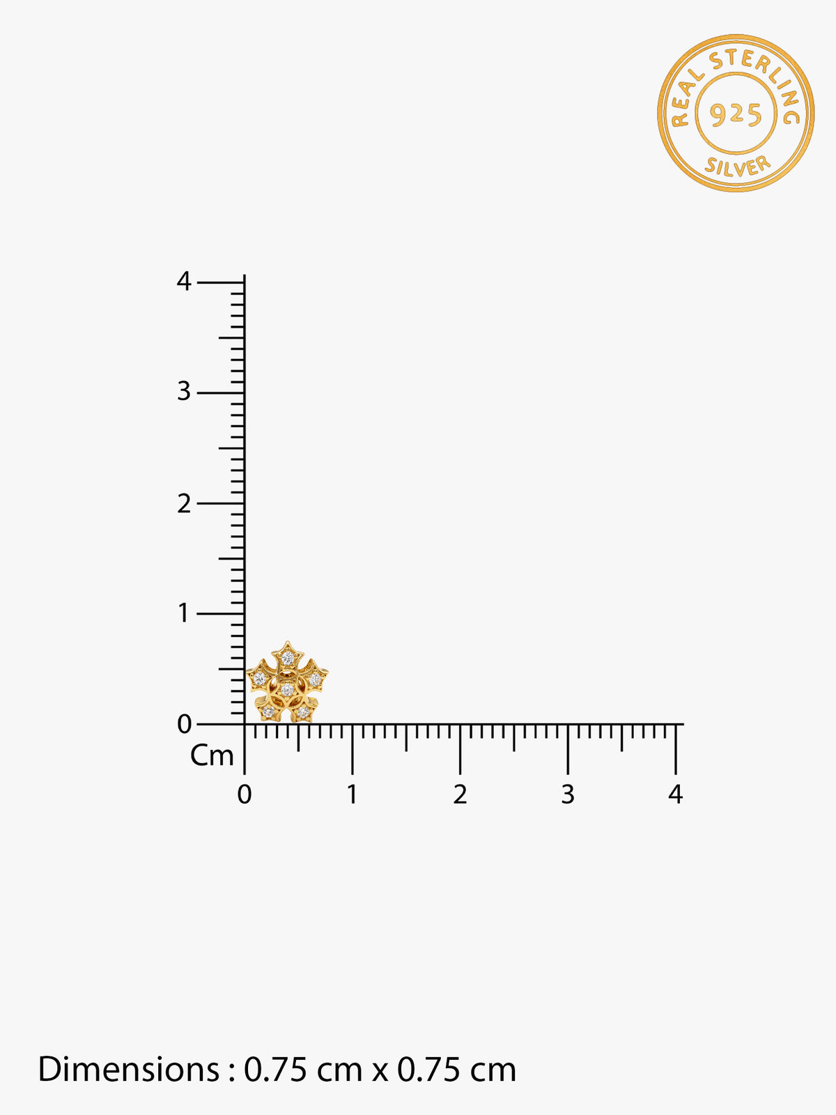 Golden Novaline Studs