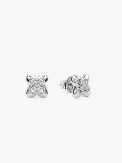 Silver Floriane Studs