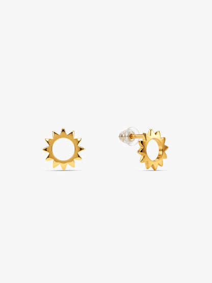 Golden Sunniva Studs