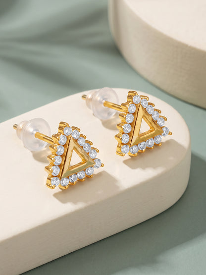 Golden Aurellea Studs