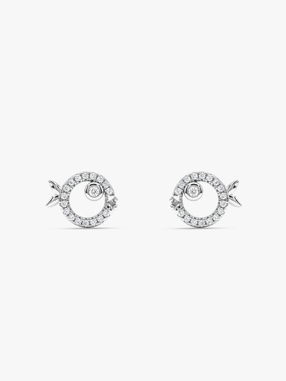 Silver Marlena Studs