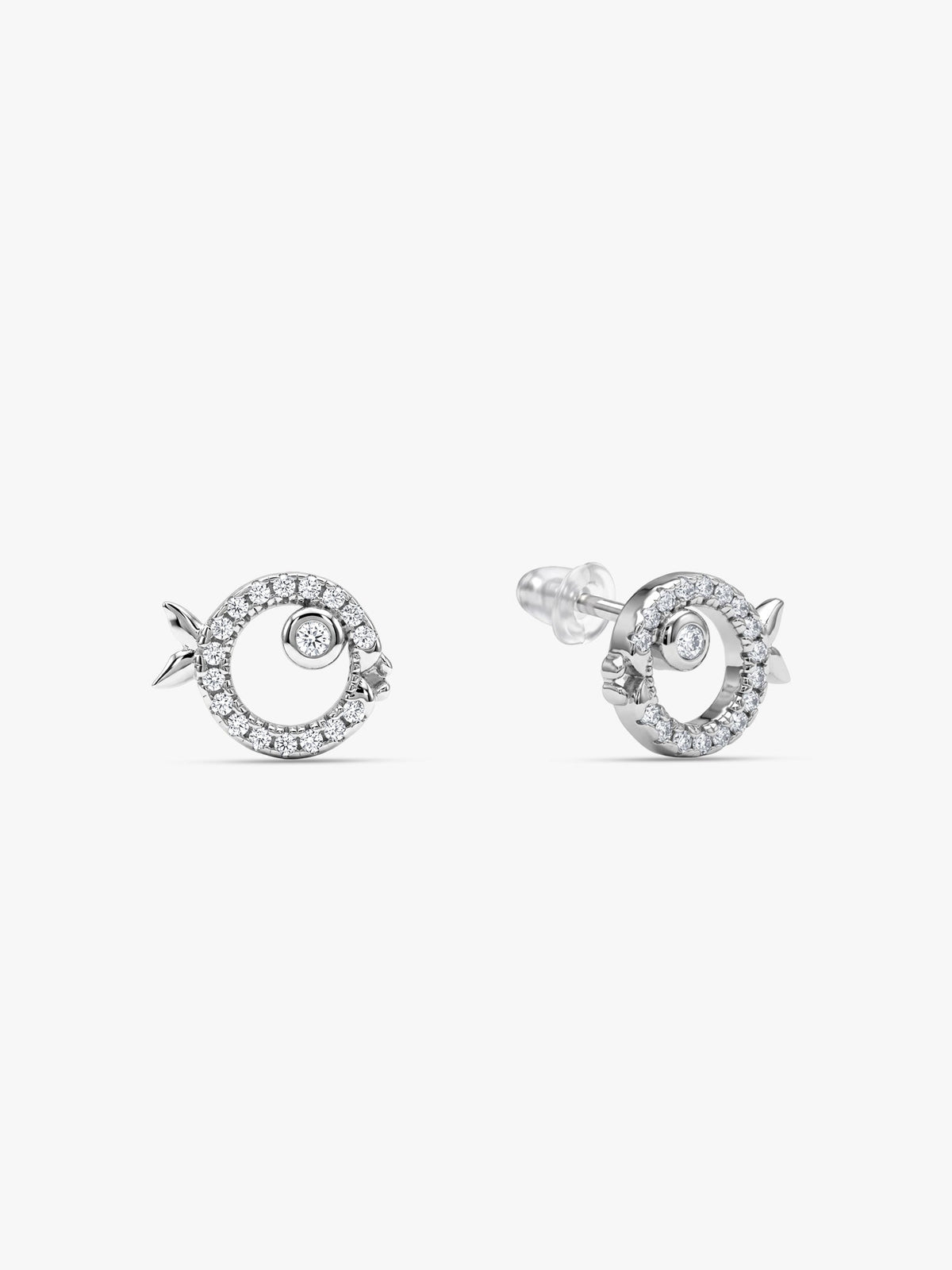 Silver Marlena Studs