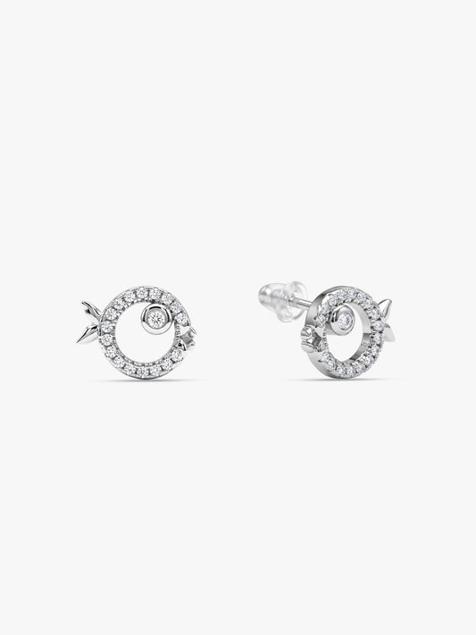 Silver Marlena Studs