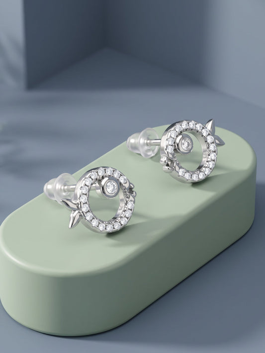 Silver Marlena Studs