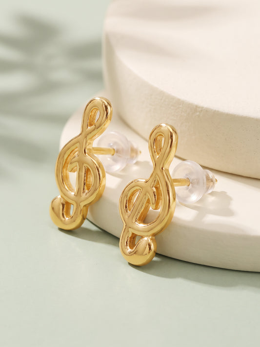 Golden Serene Sonata Studs