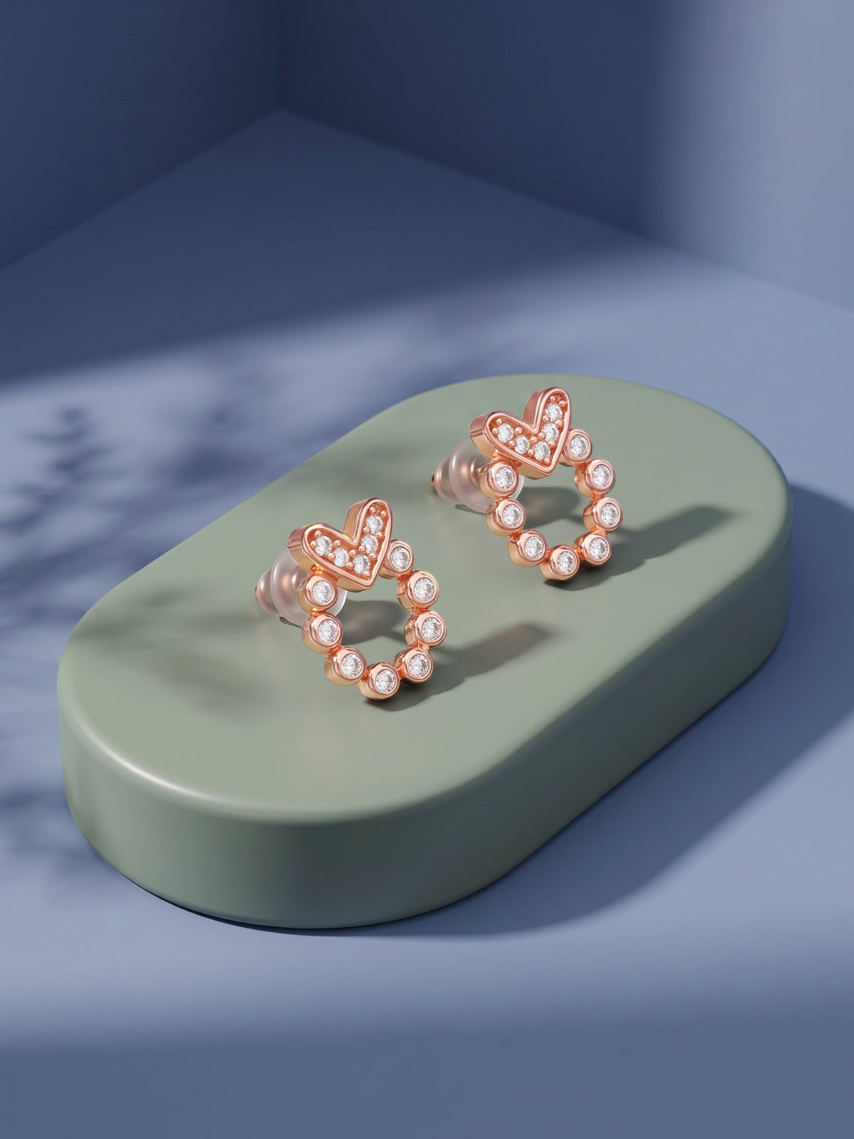 Rose Gold Lovina Studs