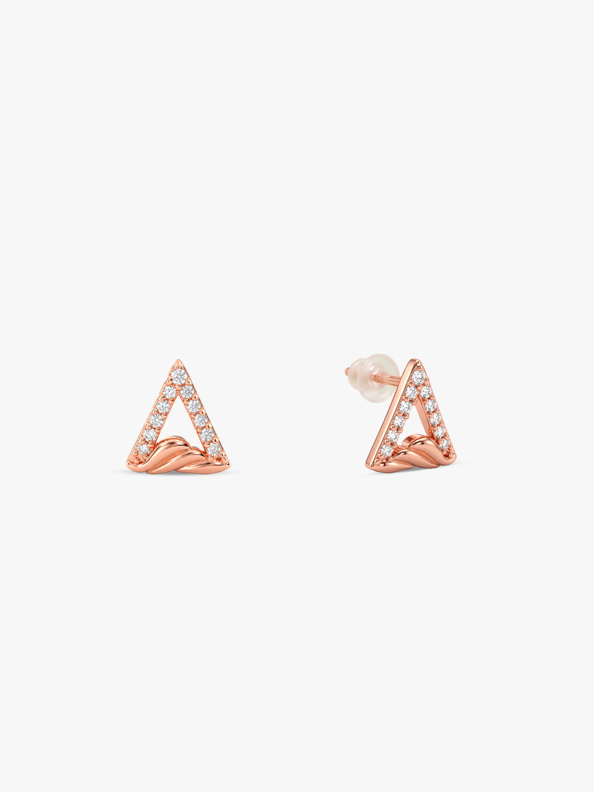 Rose Gold Triara Earrings