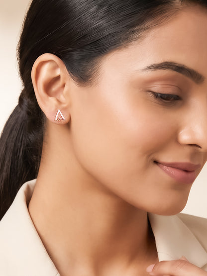 Rose Gold Triara Earrings