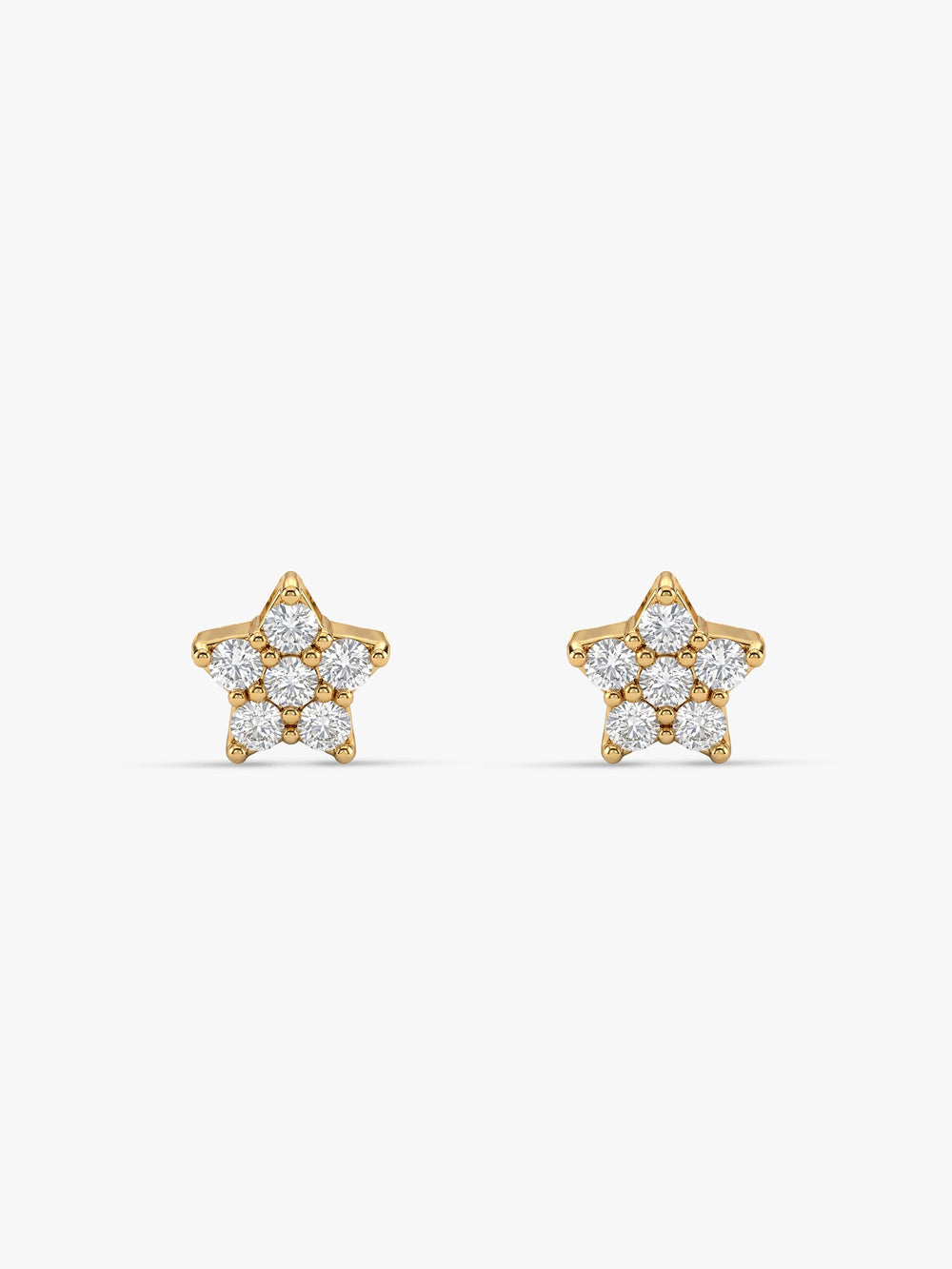 Golden Star Constellation Tiny Studs