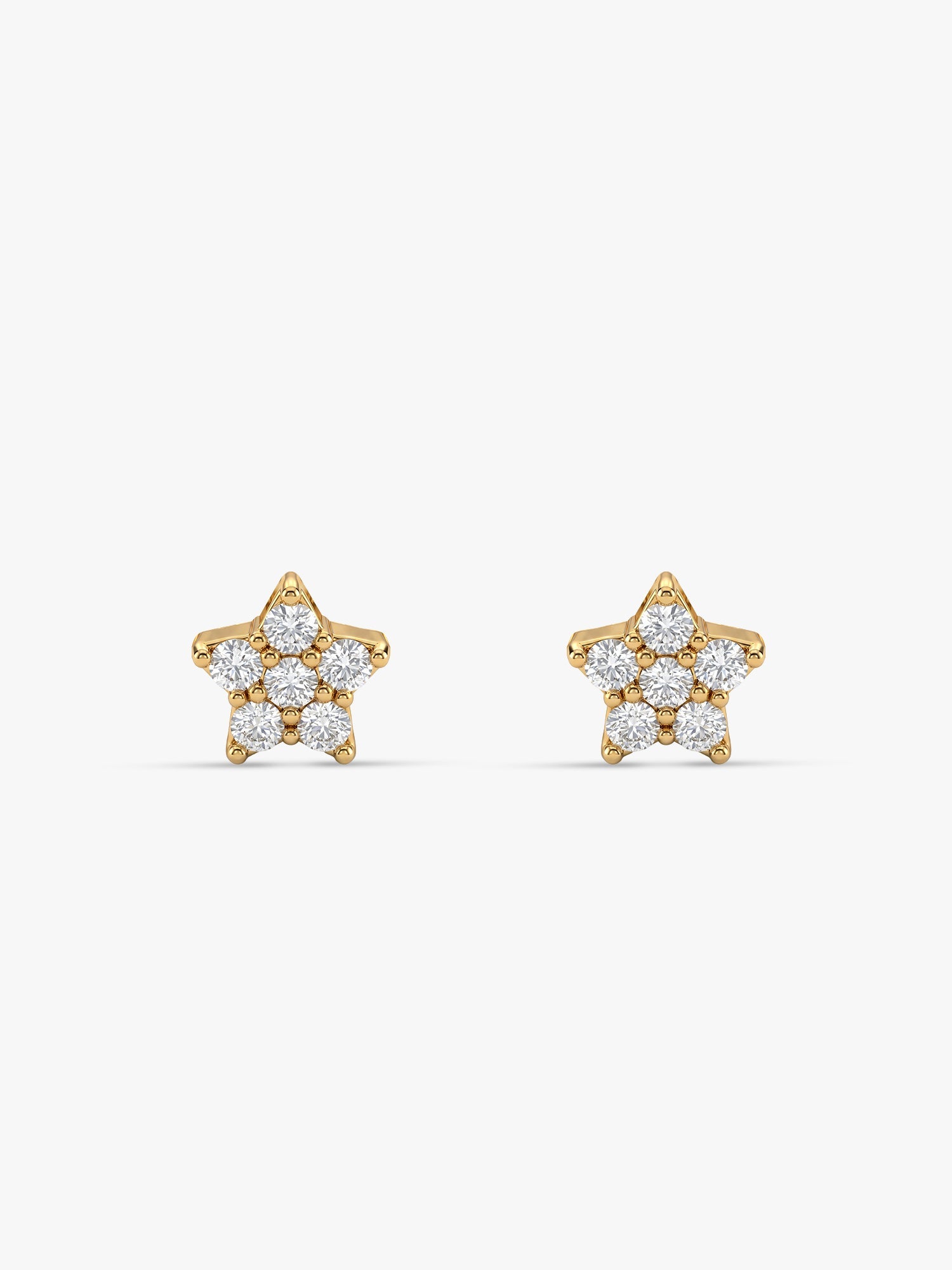 Golden Star Constellation Tiny Studs