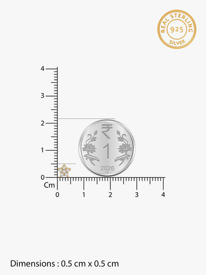 Golden Star Constellation Tiny Studs