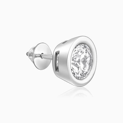 Silver Shine Zircon Earrings