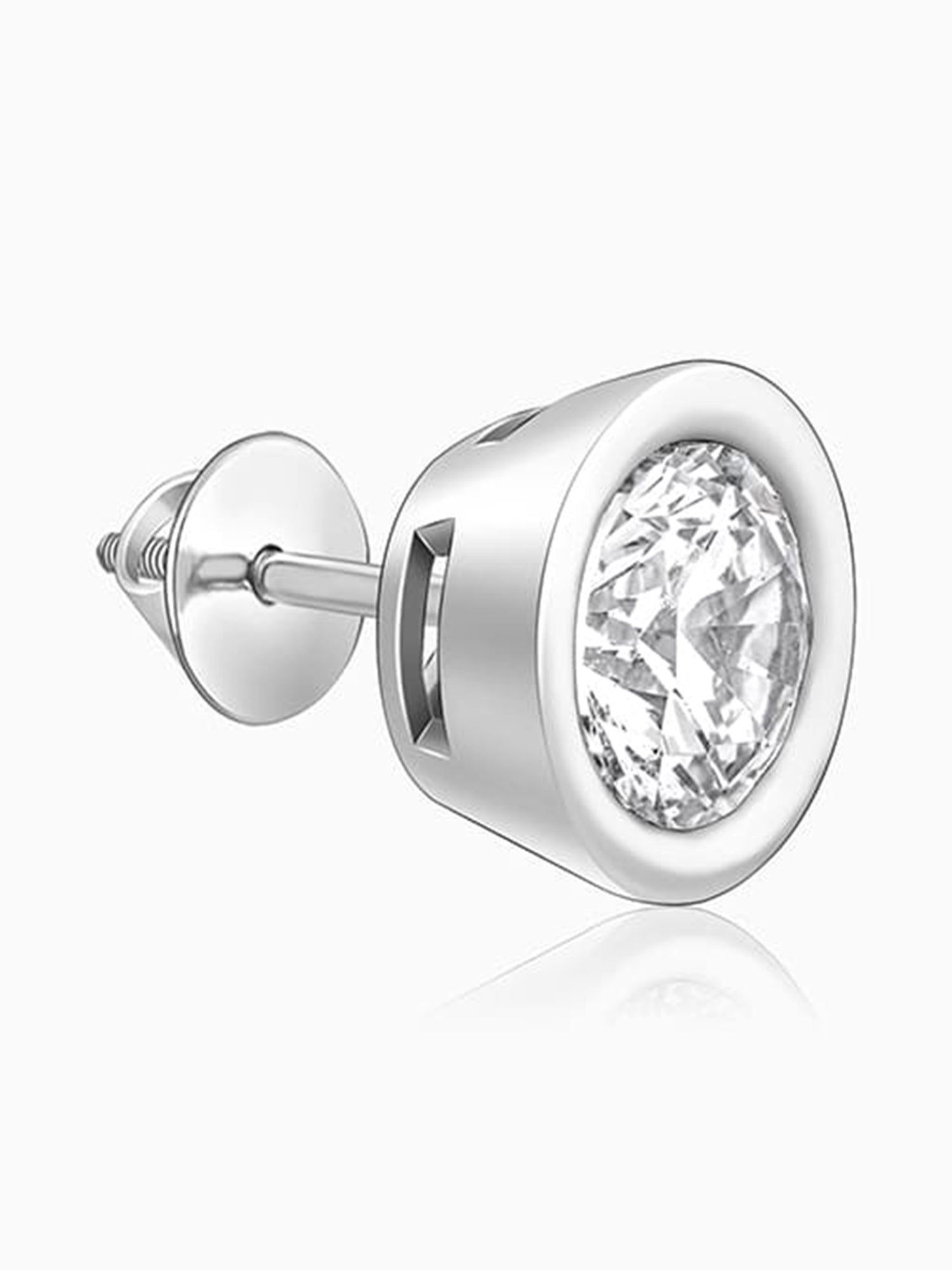 Silver Shine Zircon Earrings