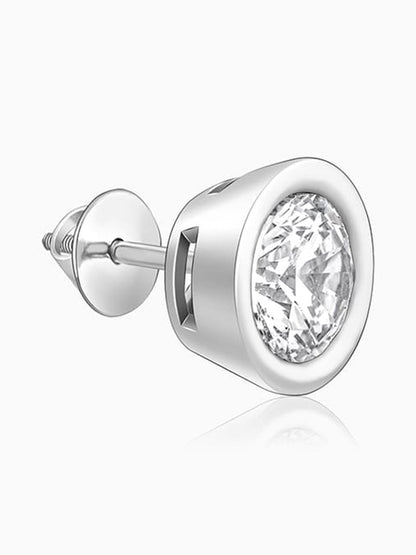 Silver Shine Zircon Earrings