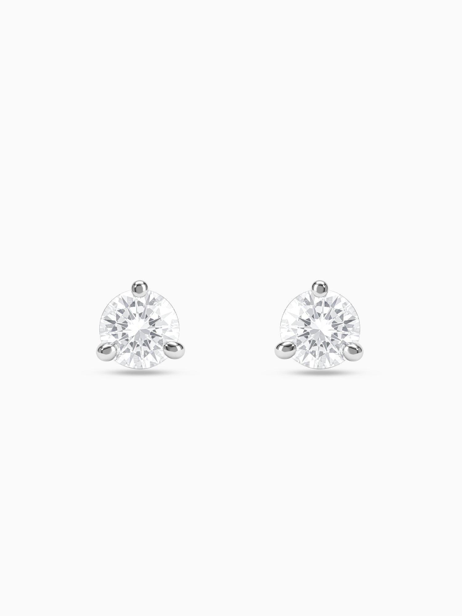 Silver Zircon Mini Studs