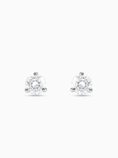 Silver Zircon Mini Studs