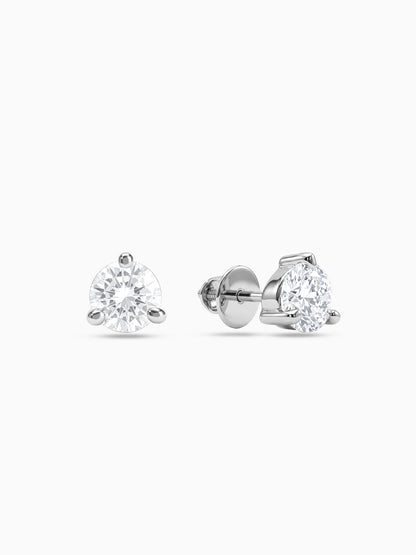 Silver Zircon Mini Studs