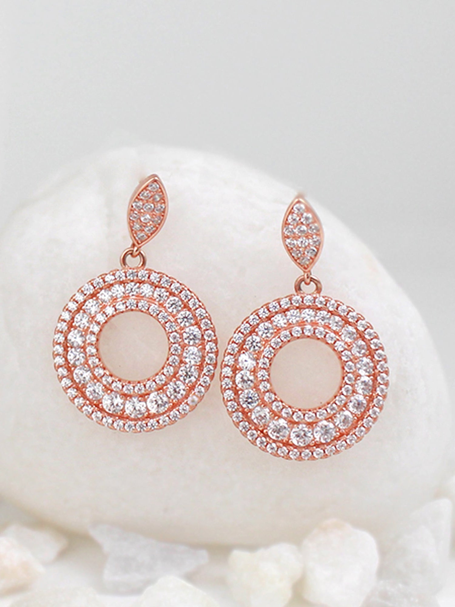 Rose Gold Classic Earrings