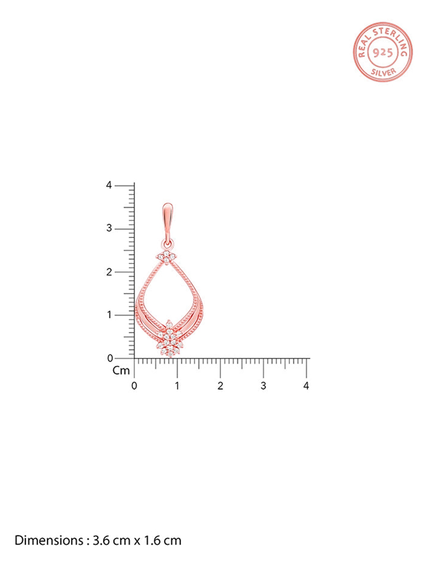 Rose Gold Princess Earrings