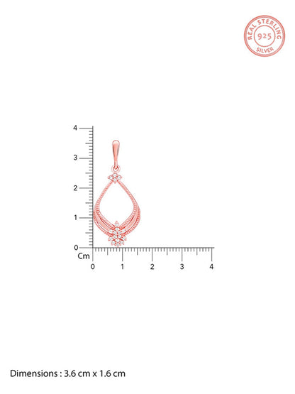 Rose Gold Princess Earrings