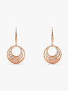 Rose Gold Crescent Affair Earrings