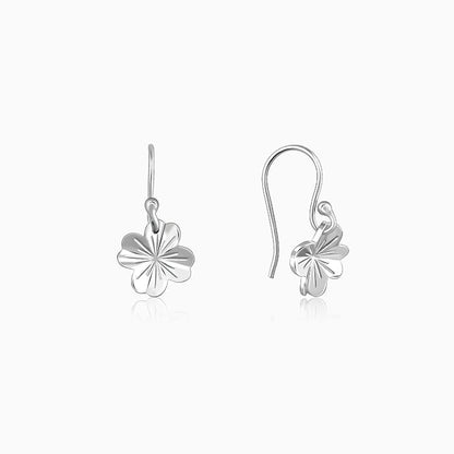 Silver Petals Earring