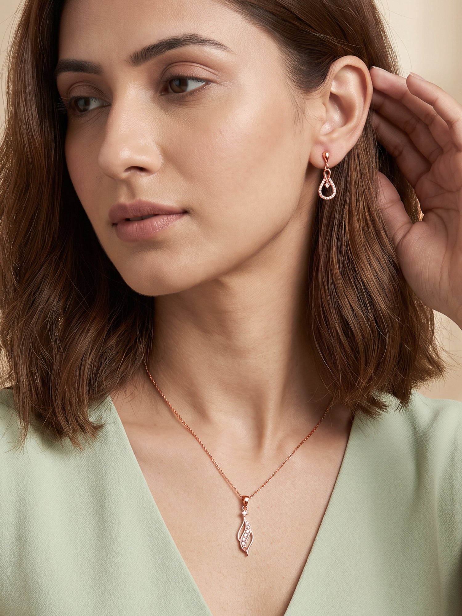 Rose Gold Celestina Set
