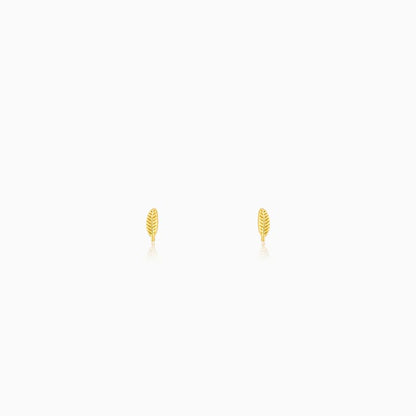 Golden Alluring Stud Earrings