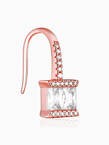 Rose Gold Sugar Crystal Earring