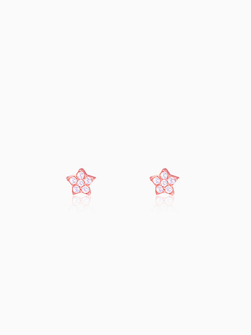 Rose Gold Star Constellation Earrings