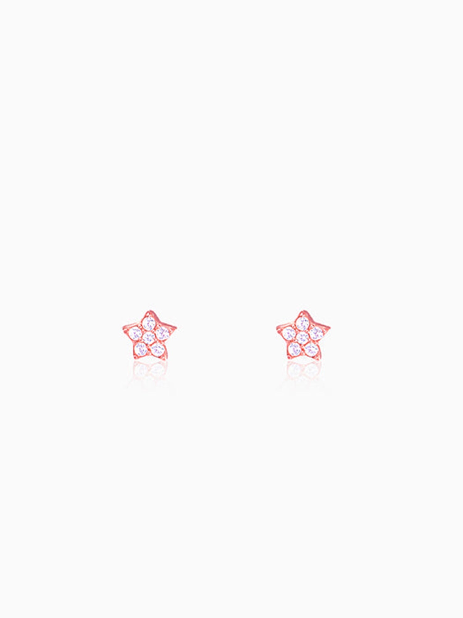 Rose Gold Star Constellation Earrings