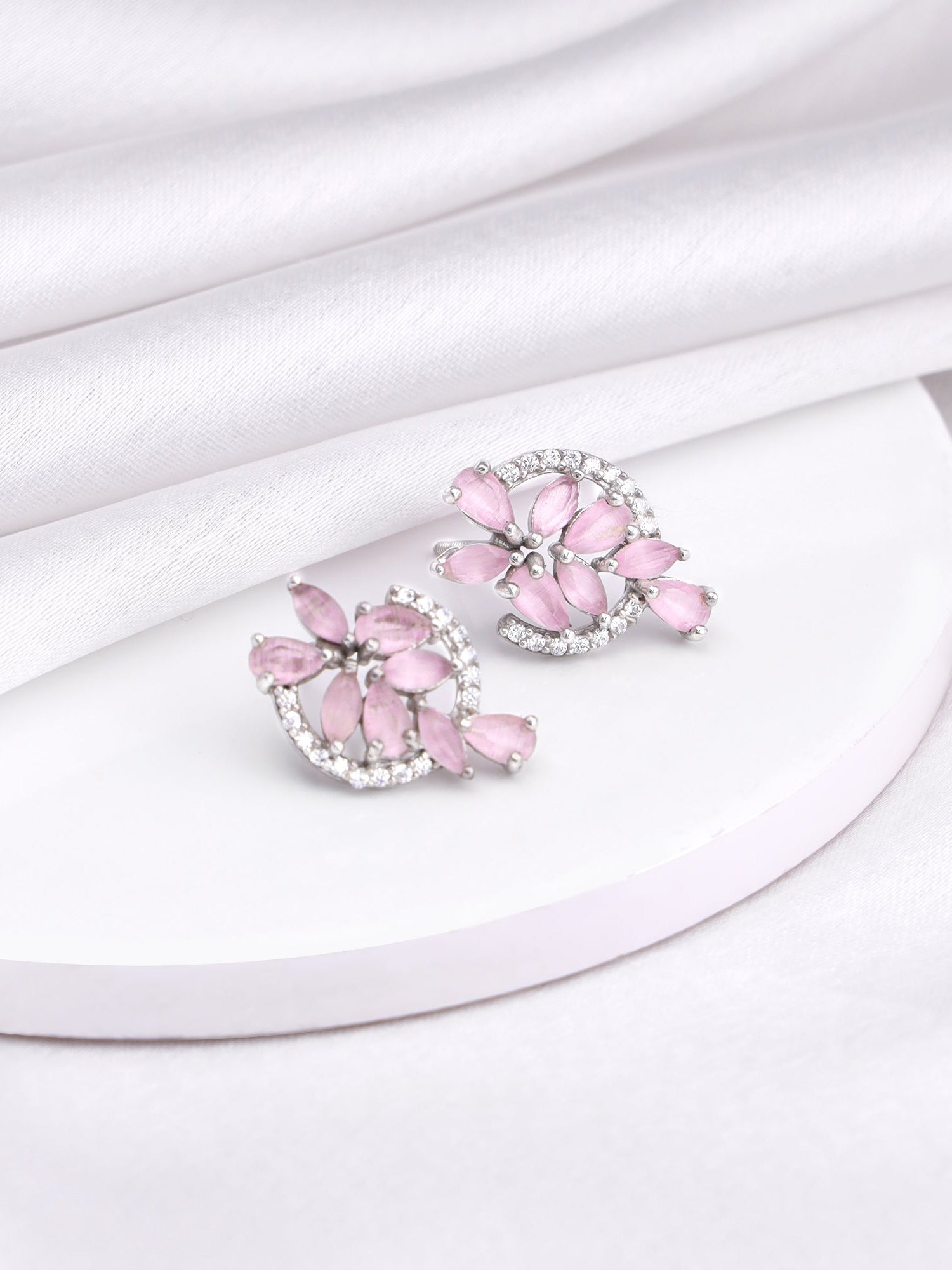 The Pink Periwinkle Earrings