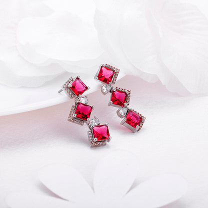 Anushka's Royal Pink Earrings