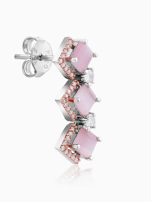 Anushka Sharma French Rose Earrings