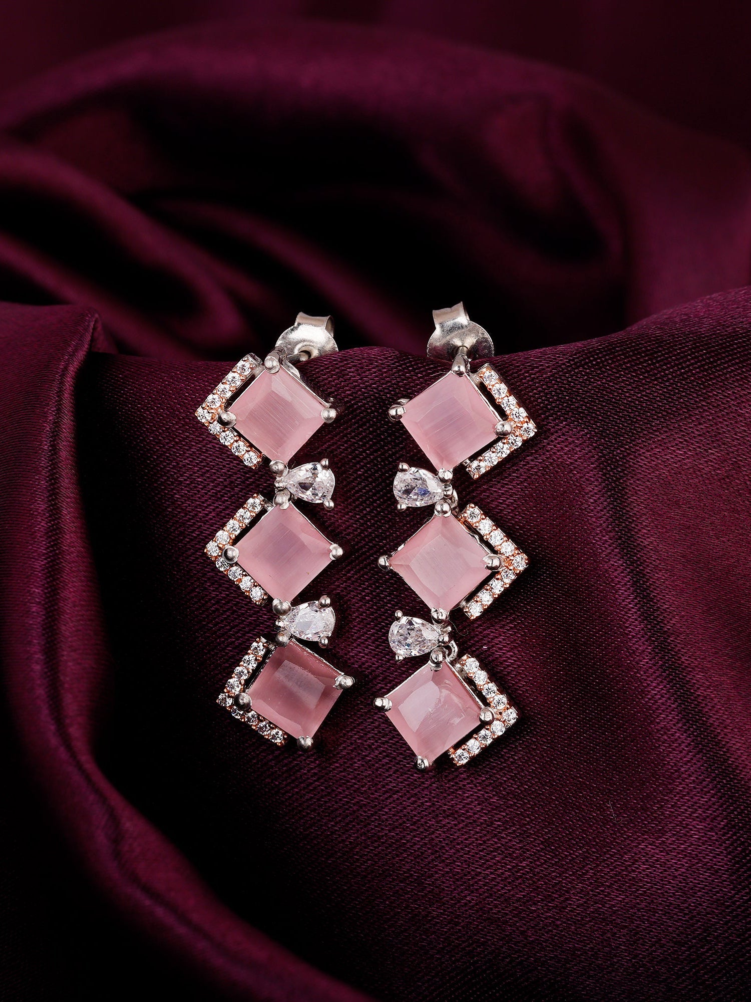 Anushka Sharma French Rose Earrings