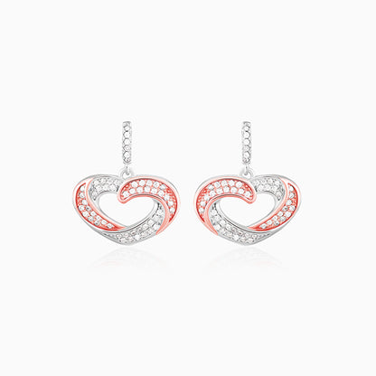 Silver Dual Tone Juliet Earring