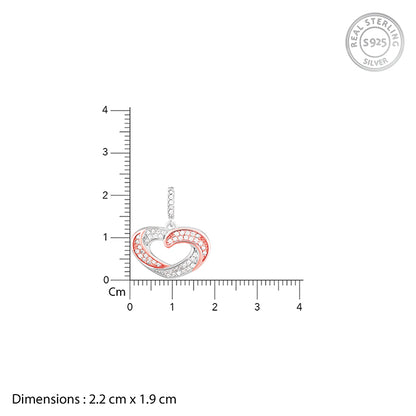 Silver Dual Tone Juliet Earring