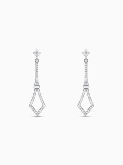 Silver Spear Dangler Earrings