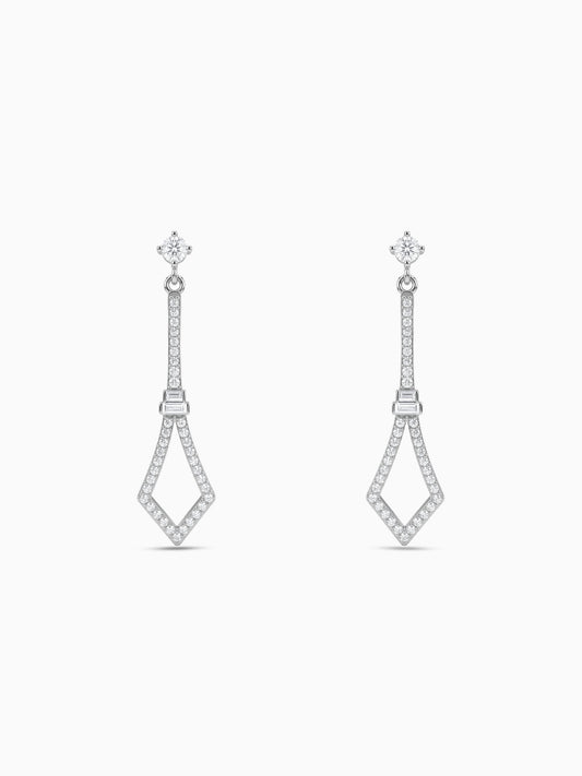 Silver Spear Dangler Earrings